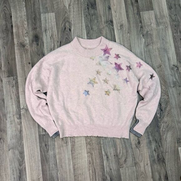 ZADIG & VOLTAIRE Rhinestone-Embellished Cashmere Star Sweater pink - Picture 3 of 8